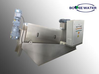 Volute dewatering screw press